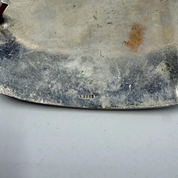 Taxco Signed Turquoise Stone Chip Vintage Belt Buckle - Picture 8 of 10